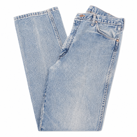 Wrangler 5-Pocket with Orange Stitching Cropped Bootcut High-Rise Jean