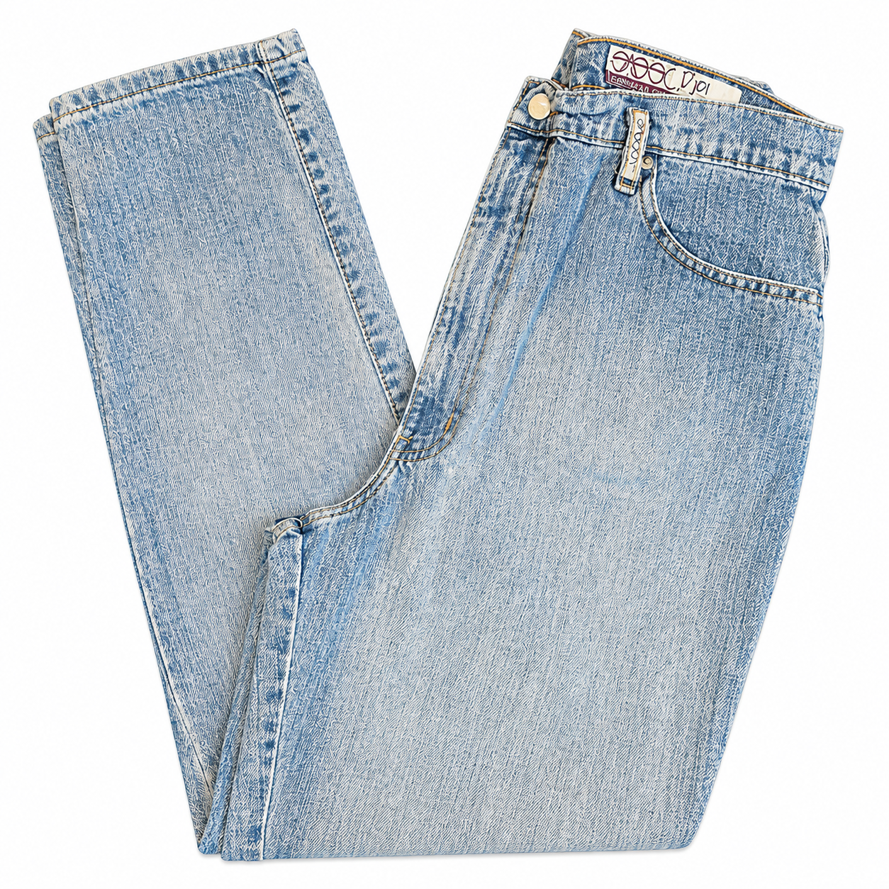 Sasson Vintage Light Blue High Waist Denim