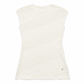 Carolina Herrera Ivory Sleeveless Jewel Sweater with Assymetrical Hemn