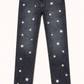 DL1961 Hi-Rise Curvy Bedazzled Straight-Leg Blue Jeans