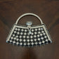 Besso Rhinestone Chainlink Evening Bag