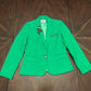 JH Collectibles Petite Kelly Green Single-Breasted Notch Blazer