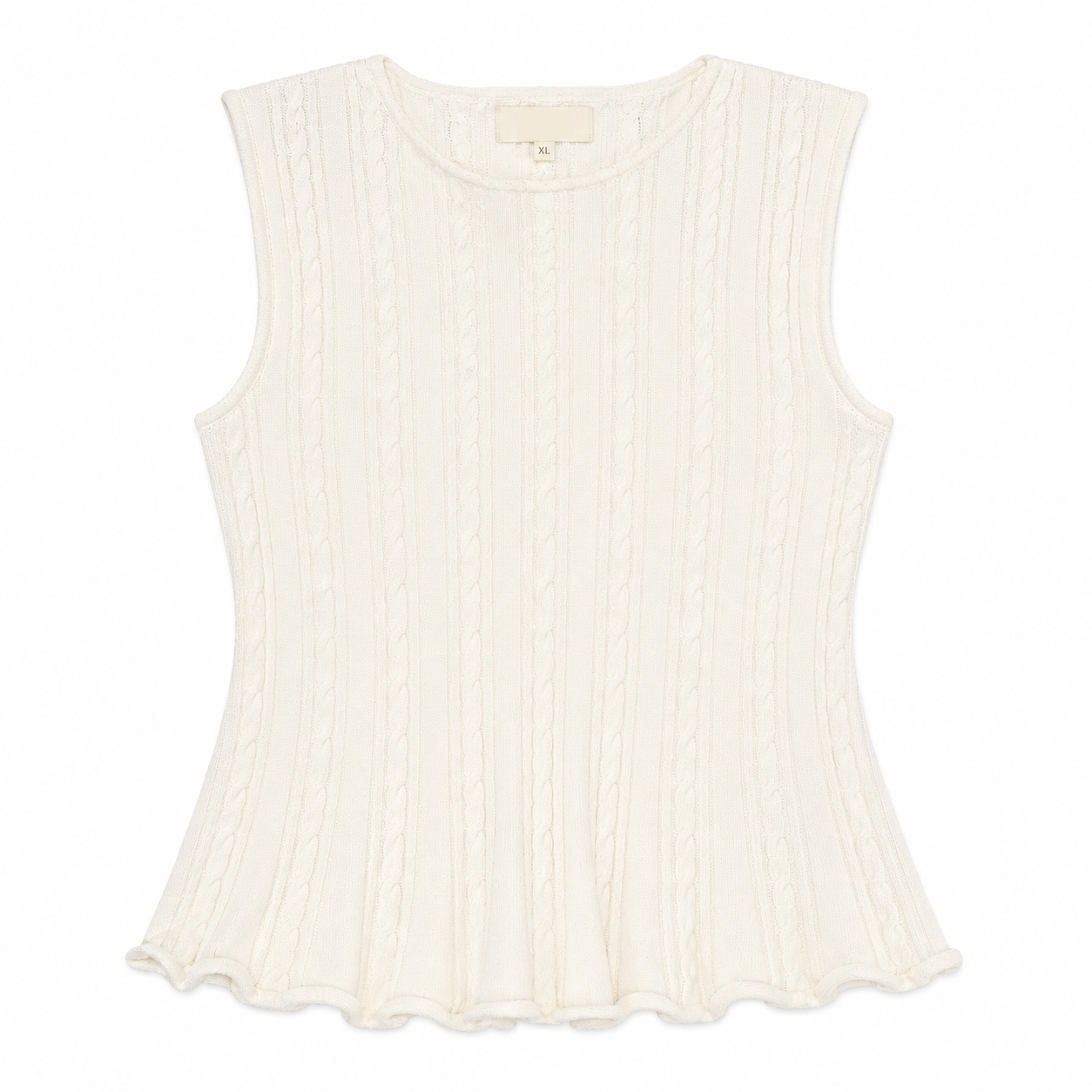 Caroline Herrera Sleeveless Cable Top
