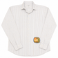 Charles Tyrwhitt Vertical Striped Button-Up Shirt with Patch