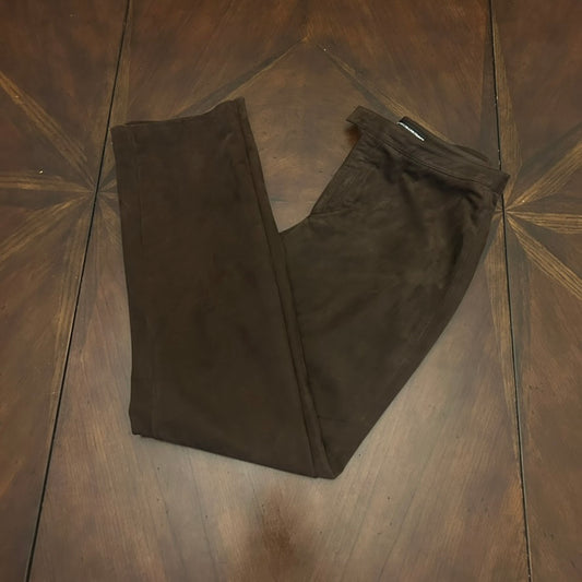Linda Allard Ellen Tracy Brown Suede Pants