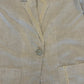 Block Island Cream Blazer with Collar & Pocket Trim
