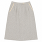 Evan Picone Navy/White Pinstripe Skirt with Trim