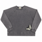 Universal Thread Faded Sweatshirt with Butterfly Patch