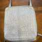 American Leather Co. Two-Tone Minibag with Handpainted Flap