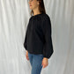 Kate Spade Navy Long-Sleeve Jewel-Neck Blouse