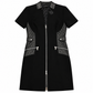 Karen Millen Black Dress with Rose Appliqués