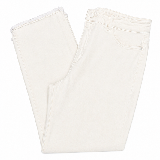 DL1961 Mid-Rise Ultra Insta Sculpt Straight White Jeans