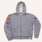 Polo by Ralph Lauren Zip-Front Hoodie with Vintage Patches