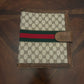 Gucci Brown Agenda Planner Cover with GG