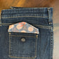 Levi's Blue Low Boot cut Denim with Patch Pockets