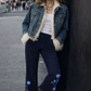 Carlisle Suede Flat Front Pant