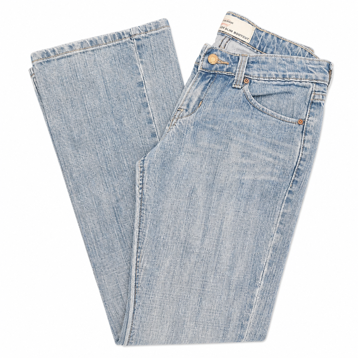 Levi Strauss 5 pkt Low-rise Bootcut Blue Jean