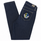 UKRAINE Hand-Painted PAIGE Blue Jeans