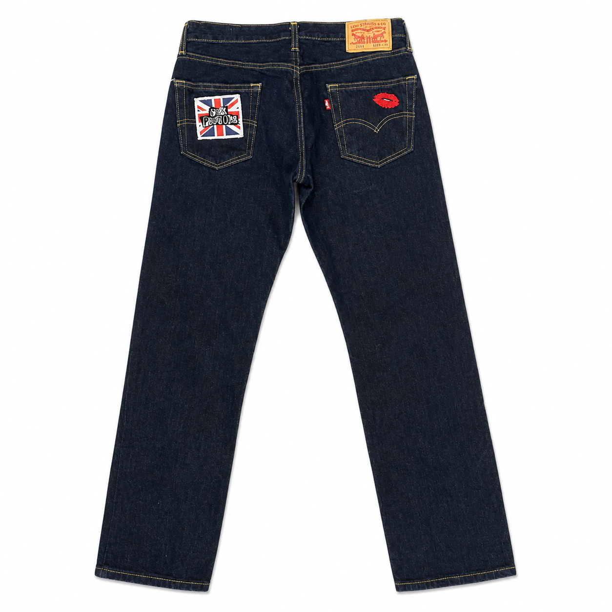 Levi's 514 Dark Denim with Patch and Lips