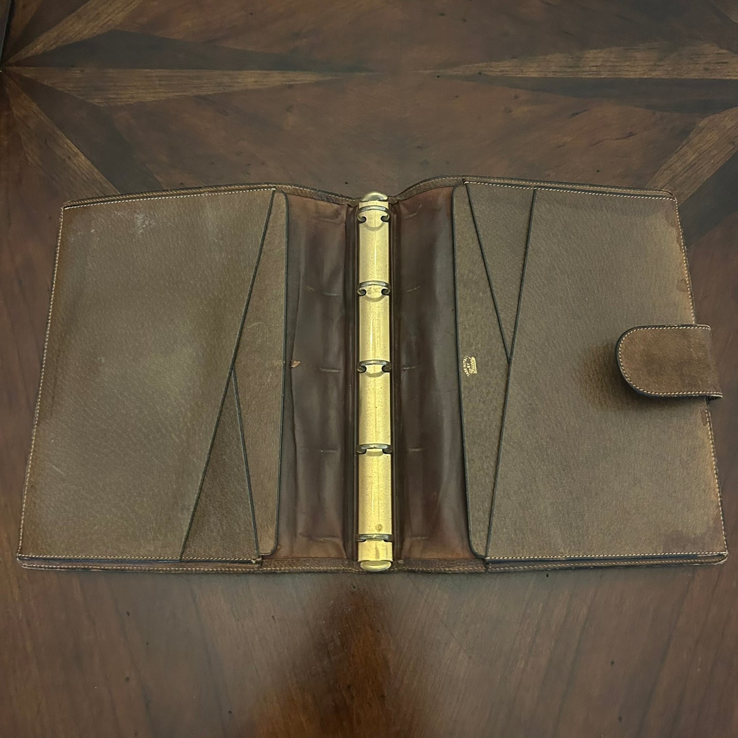 Gucci Brown Agenda Planner Cover with GG