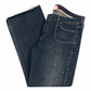 Levi's Blue Low Boot Cut Denim with Patch Pockets