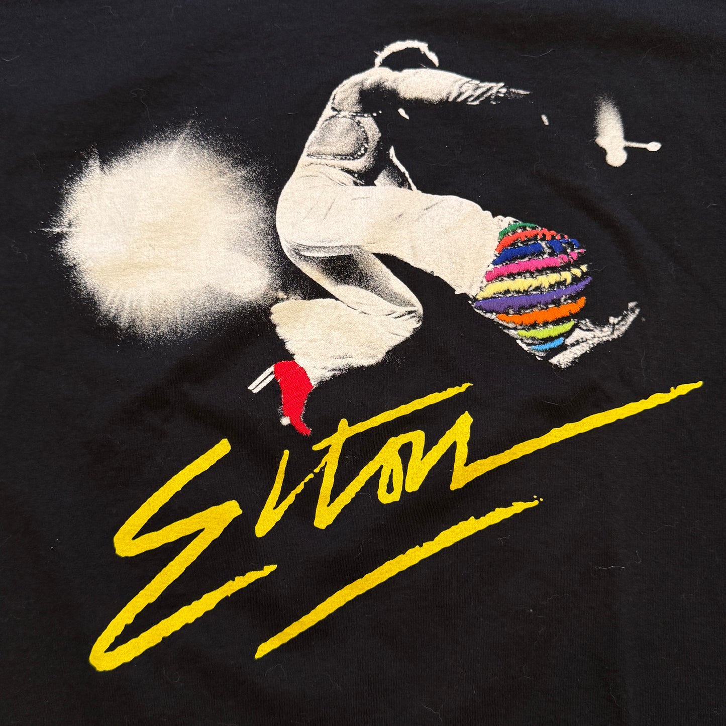 Elton John Long Sleeve Farewell Embroidered Tee
