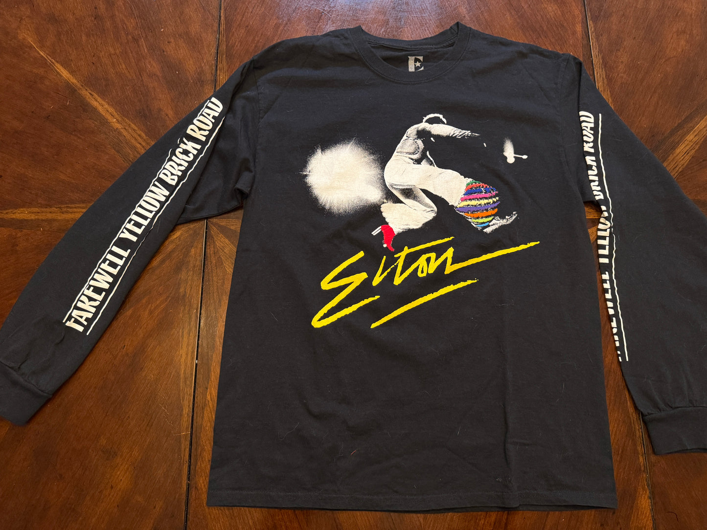 Elton John Long Sleeve Farewell Embroidered Tee