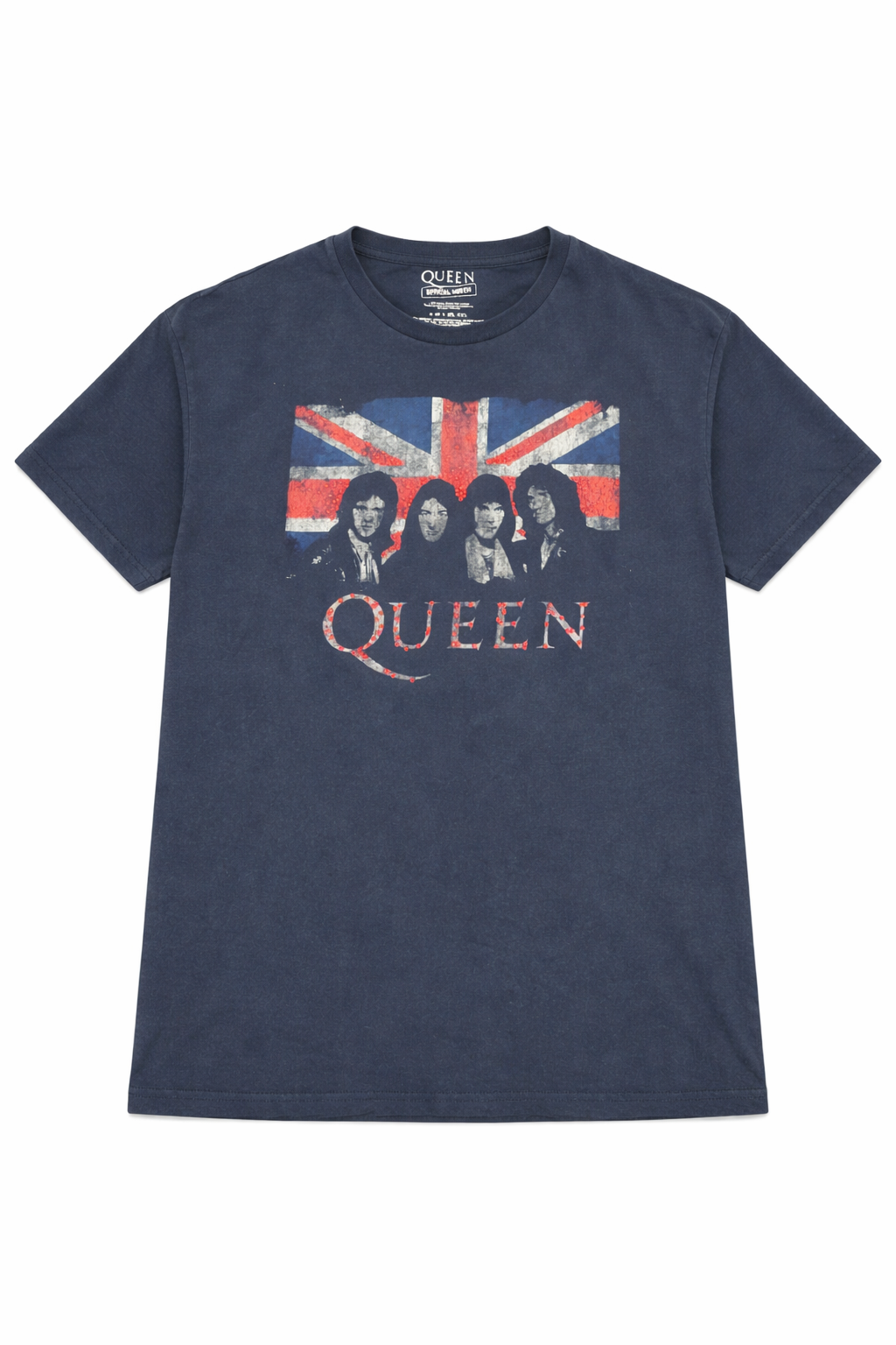 Queen Band Concert Tee with Hand-Beading