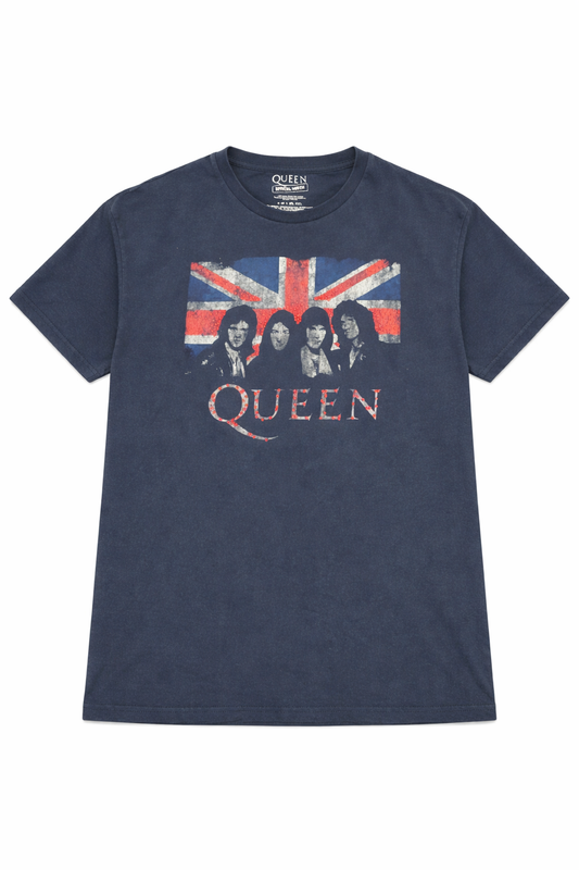 Queen Band Concert Tee with Hand-Beading