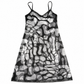 Vintage Slip Dress with Hand-painted Original Stencil (Circa 1970s)