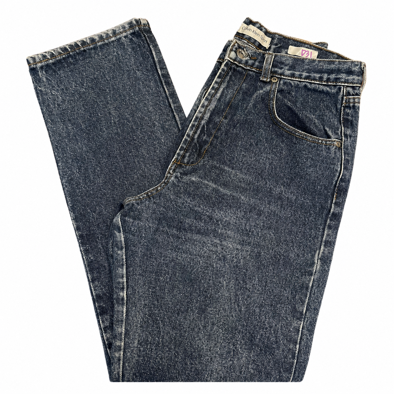 Calvin Klein Sport Hi-Rise Bootcut Blue Jeans