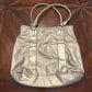 Apt 9 Metallic Handbag with Handpainted Bulldog Artwork