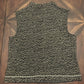 St. John Sleeveless Gold/Metallic/Black Knit Top