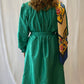 Gallery Petite Kelly Green Nylon Trench Coat