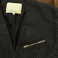 3.1 Phillip Lim Polka-dotted Double-Breasted Peacoat with Pearl Trim