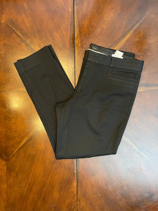 Banana Republic Navy Twill Flat Front Pant WP 1 check msrmt