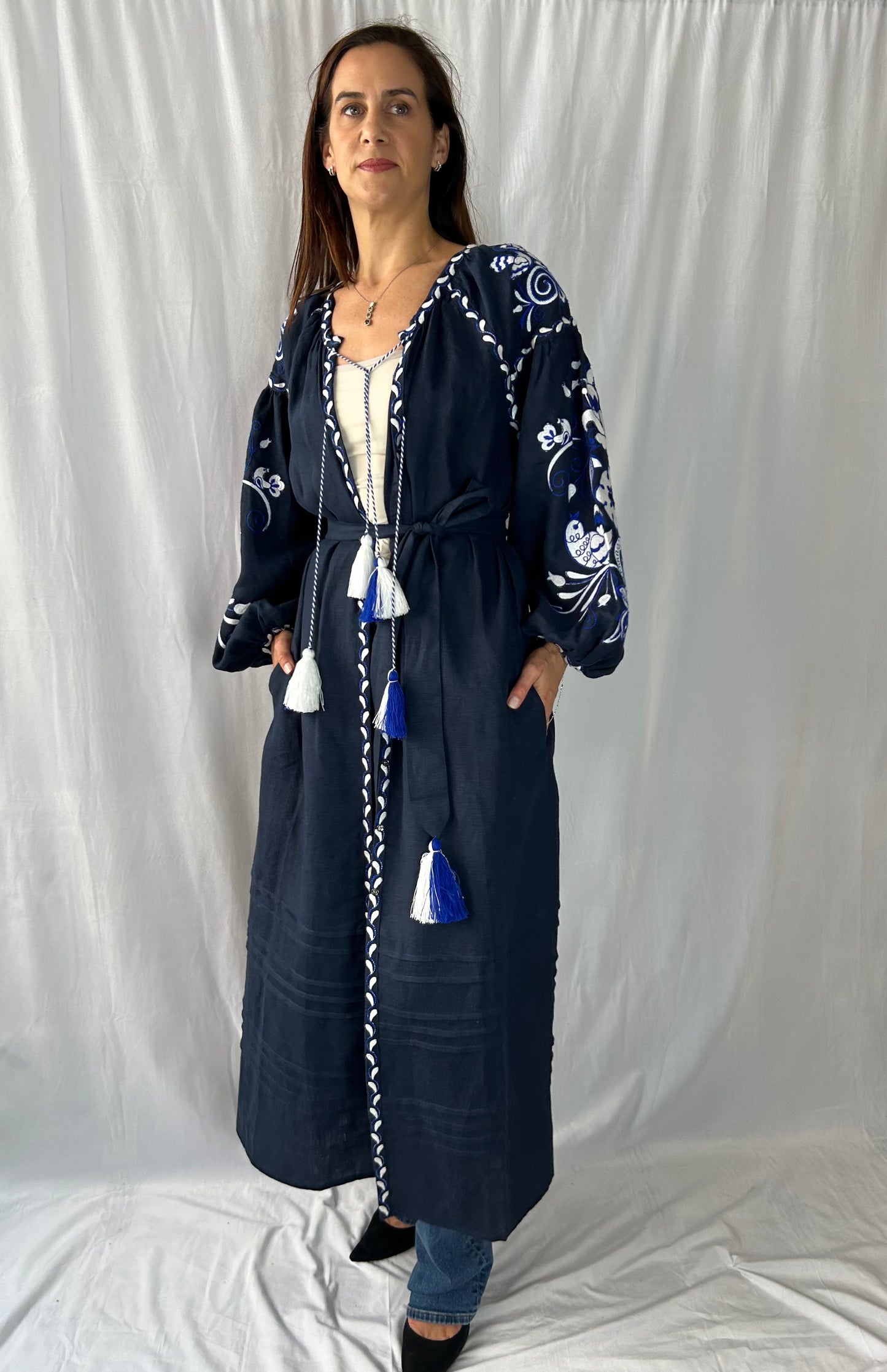 Ukraine Vyshyvanka Embroidered Dress