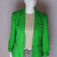 JH Collectibles Petite Kelly Green Single-Breasted Notch Blazer