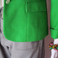 JH Collectibles Petite Kelly Green Single-Breasted Notch Blazer