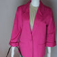 Koret Petite Hot Pink Blazer with Pearl Trims
