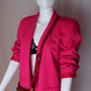 Haberdashery Petite Hot Pink Blazer with Snake Appliqué & Trims