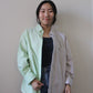 Tommy Hilfiger Fused Mint & Vertical Stripes Button-Up Shirt