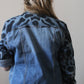 Denim Jacket with Hand-Painted Animal Design