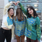 UKRAINE Snow Milk Long-Sleeve Graffiti Tee Shirt