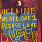 UKRAINE Snow Milk Short Sleeve Tee Shirt