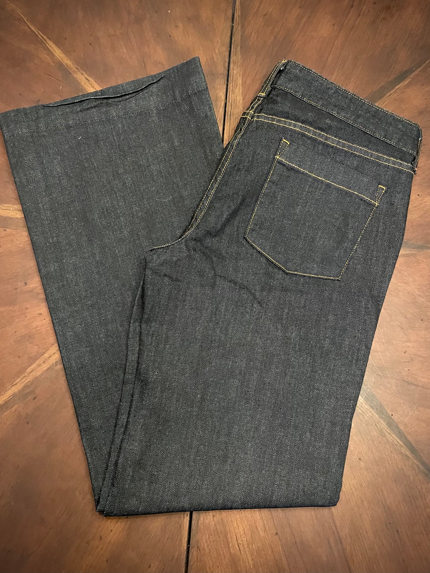 J.Crew Hi-Rise Wide-Leg Blue Jeans