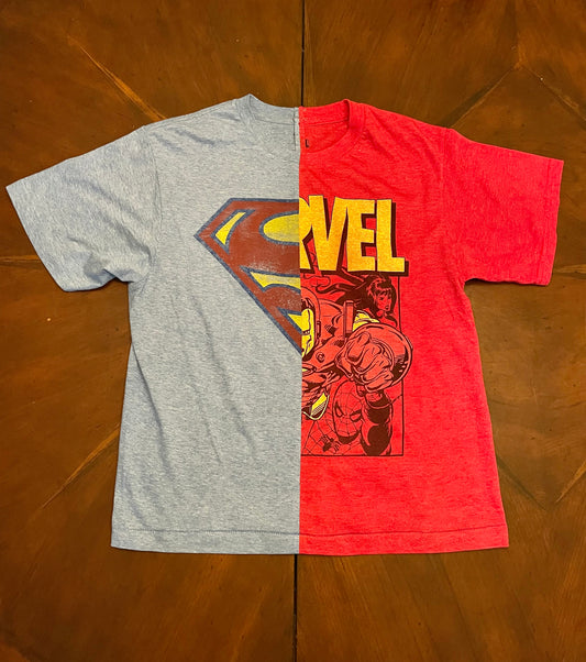 Superman/Marvel Fused Graphic Tee