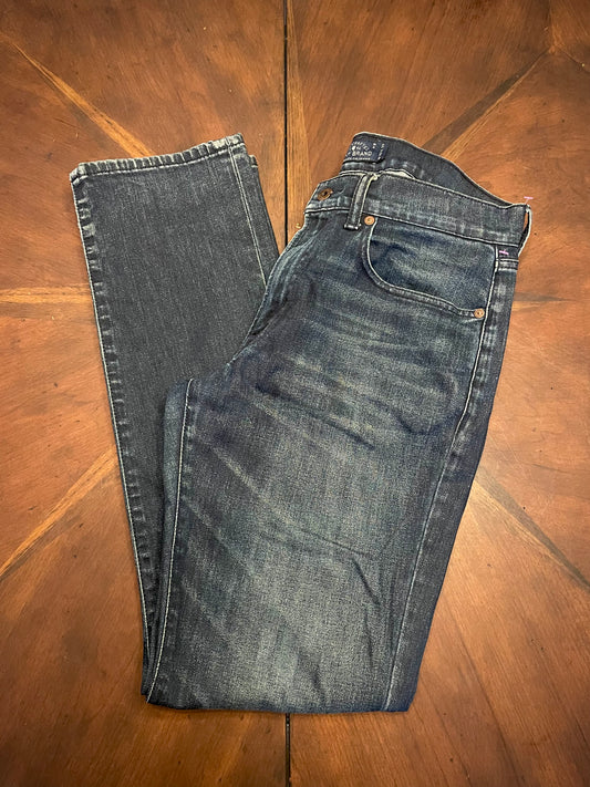Lucky Mid-Rise Heritage Slim-Leg Blue Jeans