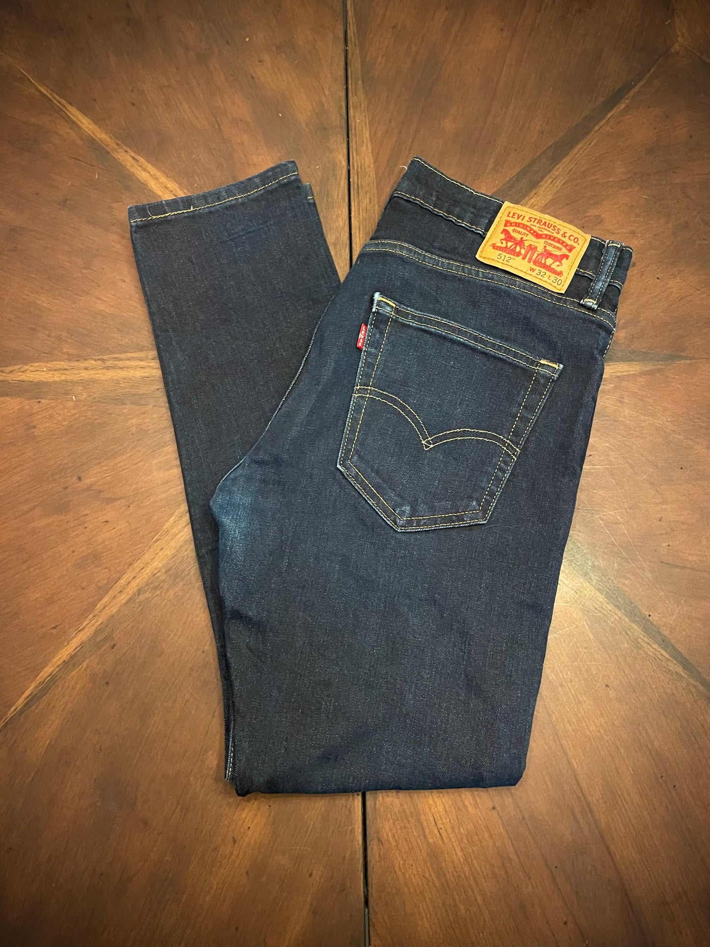 Levi's 5 pkt Faded Straight Leg High-rise 505 Jeans