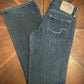 Levi Strauss Low-Rise Straight Leg Dark Blue Jean with Pocket Embroidery